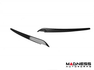 Alfa Romeo Giulia Splash Guard Covers - Carbon Fiber Alfa Romeo Giulia Splash Guard Covers - Carbon Fiber